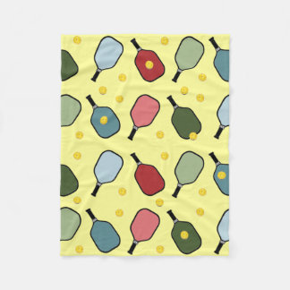 Creative Pickleball Fleece Blanket