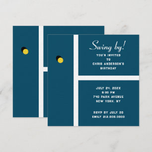 Creative Pickleball Party Invitation