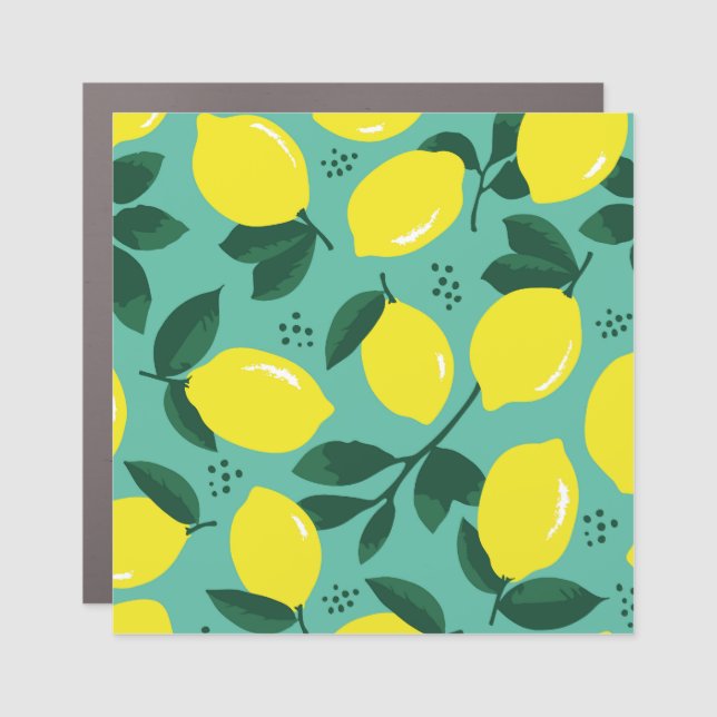 Creative pink-blue paint texture, abstract. car magnet (Front)