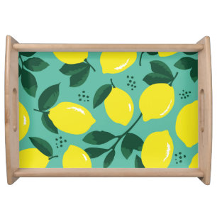 Creative pink-blue paint texture, abstract. serving tray