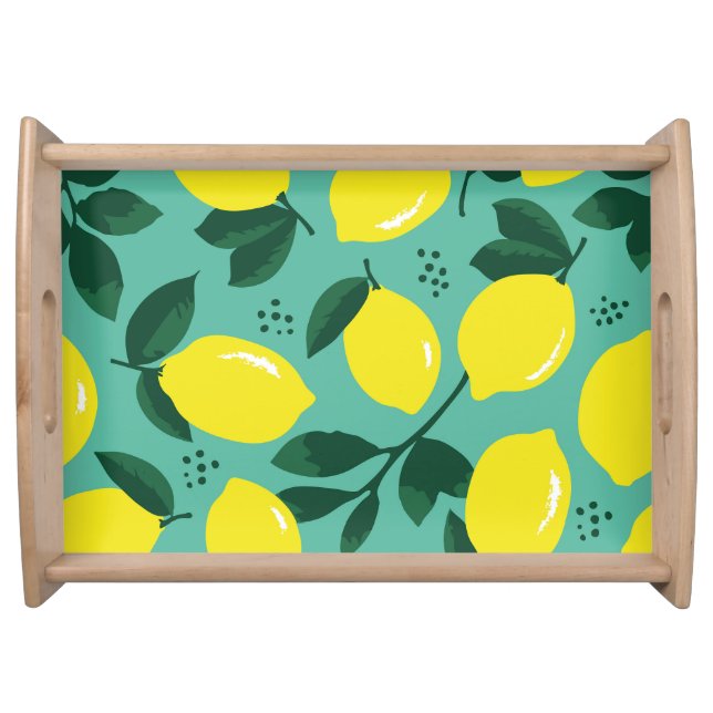 Creative pink-blue paint texture, abstract. serving tray (Front)