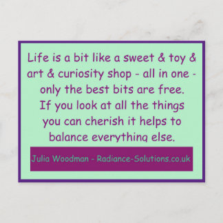 Creative Postcard 11 Cherish the Free Most / Shop