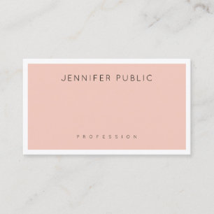 Creative Professional Clean Modern Plain Trendy Business Card
