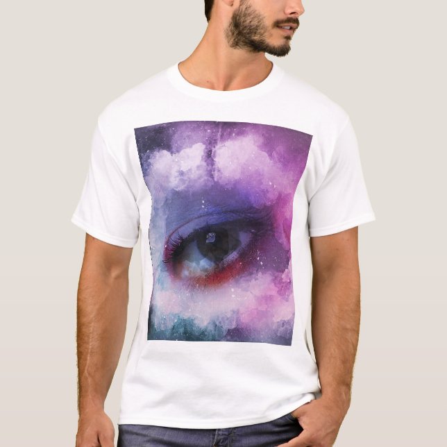 creative purple eye T-Shirt (Front)