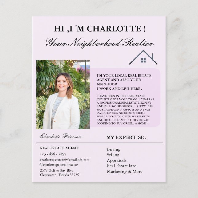 Creative Real Estate Introduction Marketing  Flyer (Front)