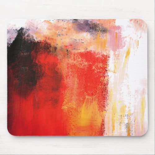 Creative Red Abstract Mouse Pad