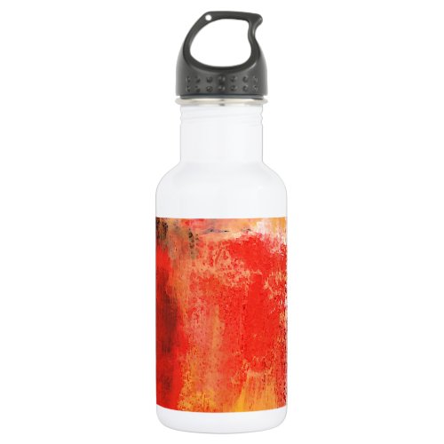 Creative Red Abstract Stainless Steel Water Bottle