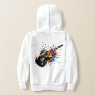 Creative Rhythm with color Burst Hoodie