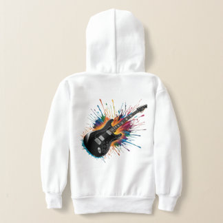 Creative Rhythm with color Burst Hoodie