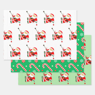 Creative Rock Climbing Christmas Wrapping Paper Sheets