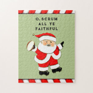 Creative Rugby Christmas Jigsaw Puzzle