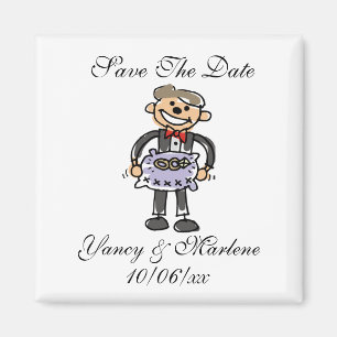 Creative Save The Date Magnet Ring Bearer