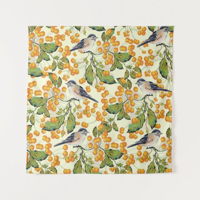 Creative seamless pattern background decorated wit tapestry (Front)