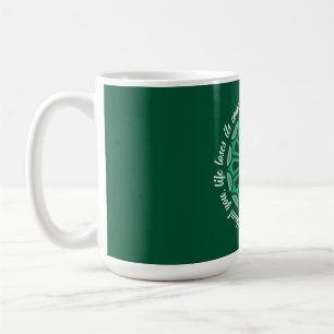 Creative simple colour flower gift mom dad sister  coffee mug