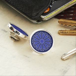 Creative simple colour flower gift mom dad sister  lapel pin