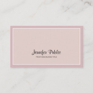 Creative Simple Design Elegant Colors Modern Business Card