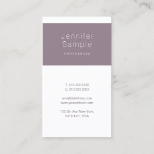 Creative Simple Modern Design Trendy Luxury Salon Business Card