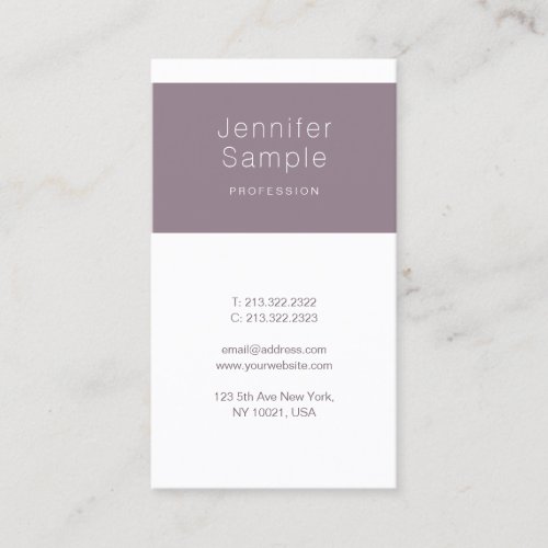 Creative Simple Modern Design Trendy Luxury Salon Business Card