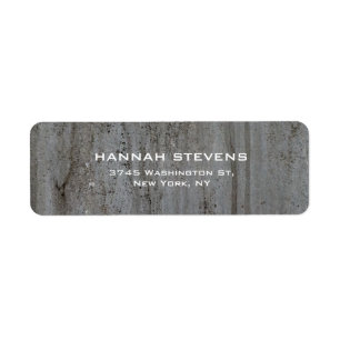 Creative Simple Plain Grey Wall Elegant Modern Label