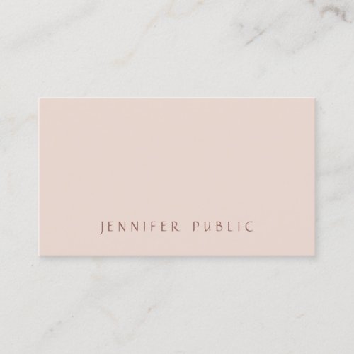 Creative Simple Professional Modern Elegant Color Business Card