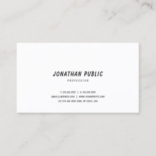 Creative Simple Template Modern Professional Top Business Card