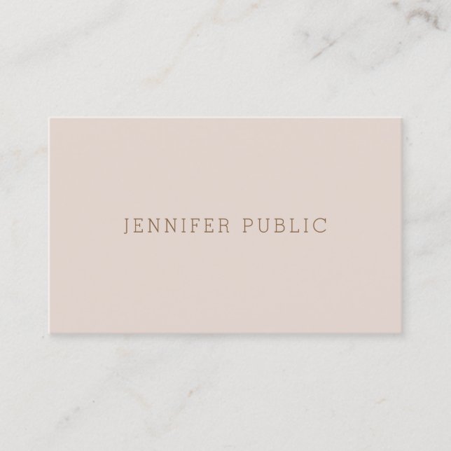 Creative Sleek Design Professional Template Modern Business Card (Front)