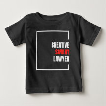 creative smart lawyer white and red text