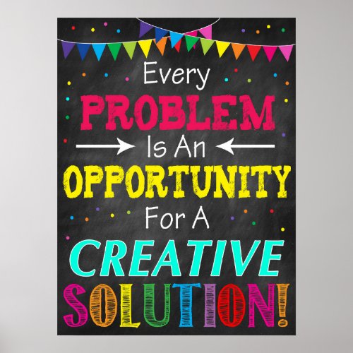 Creative Solutions Classroom Poster