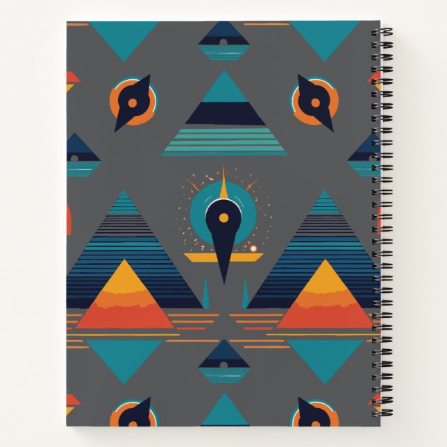 Creative Spiral Design Notebook (Back)