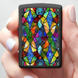 Creative Stained Glass Art Zippo Lighter