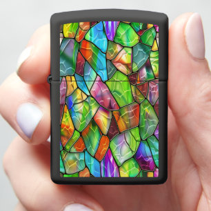 Creative Stained Glass Mosaic Zippo Lighter