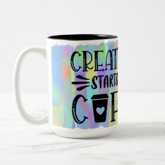 Creative Starts With Coffee Mug