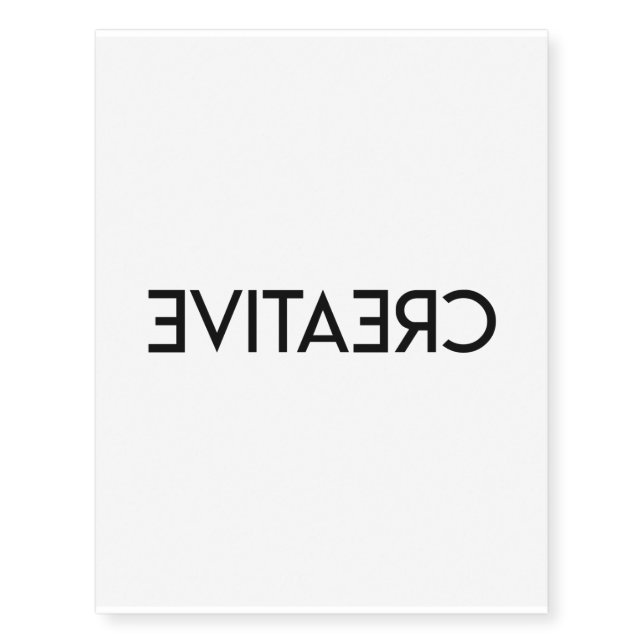 CREATIVE TEMPORARY TATTOOS (Front)