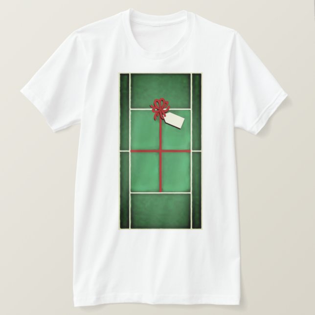 Creative Tennis Christmas T-Shirt (Design Front)