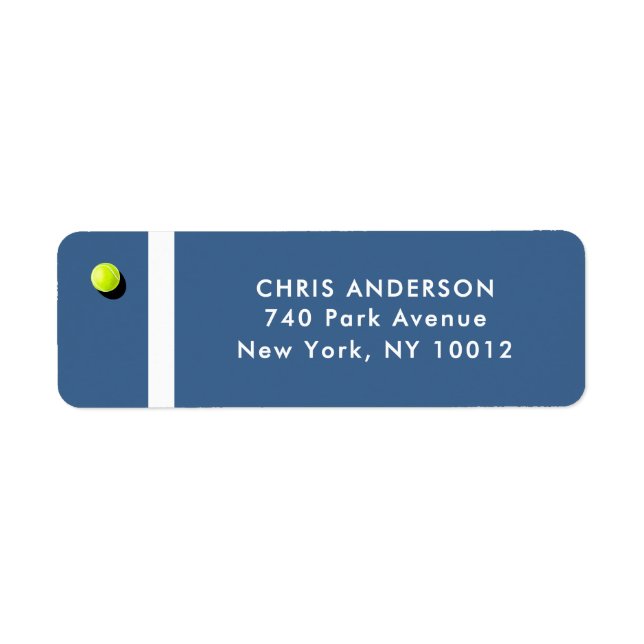 Creative Tennis Label (Front)
