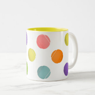 Creative Tennis Two-Tone Coffee Mug