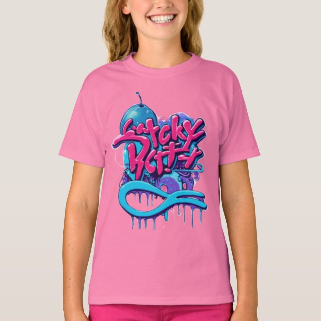 Creative text with image design for T-shirt  (Front)