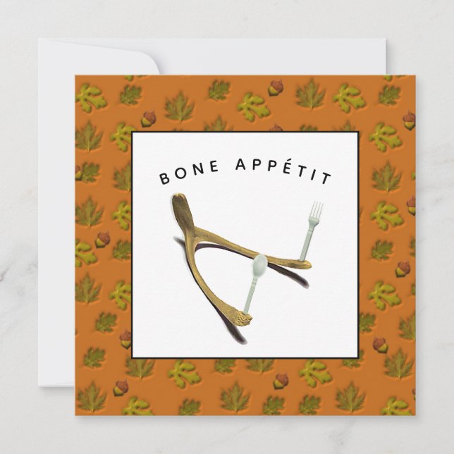 Creative Thanksgiving Invitation (Front)