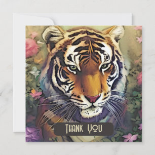 Creative Tiger Thank You Card