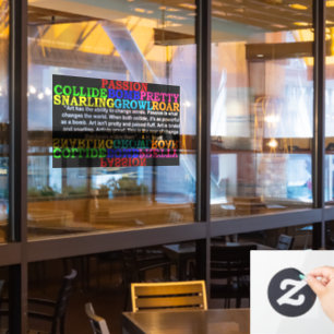 Creative Transformation Window Cling