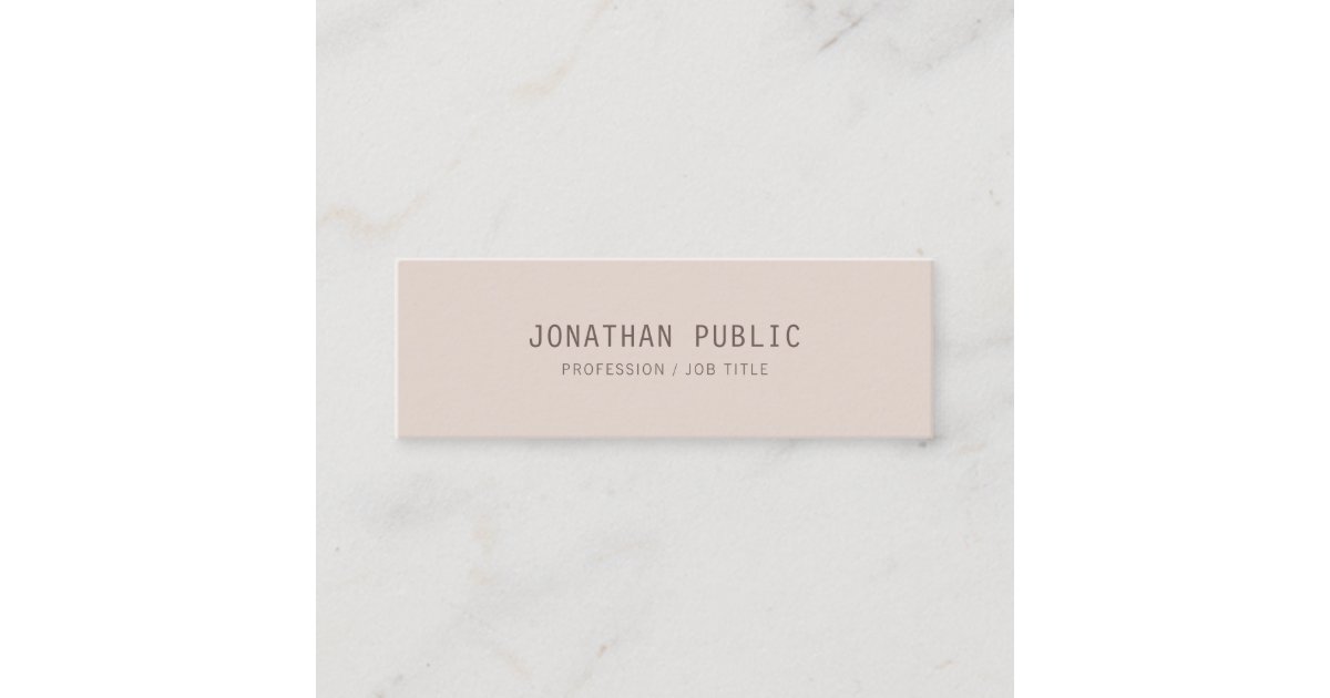 Creative Trendy Minimalist Design Template Modern Mini Business Card ...