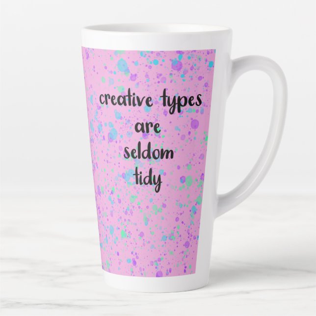 Creative Types are Seldom Tidy Paint Splat Mug (Right)