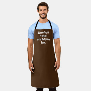 Creative Types Funny Men's Shop Apron