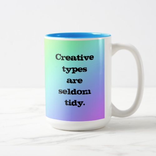 Creative Types Rainbow Mug