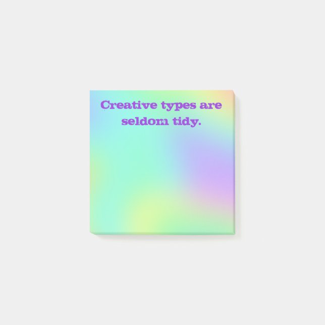 Creative Types Rainbow Notes (Front)