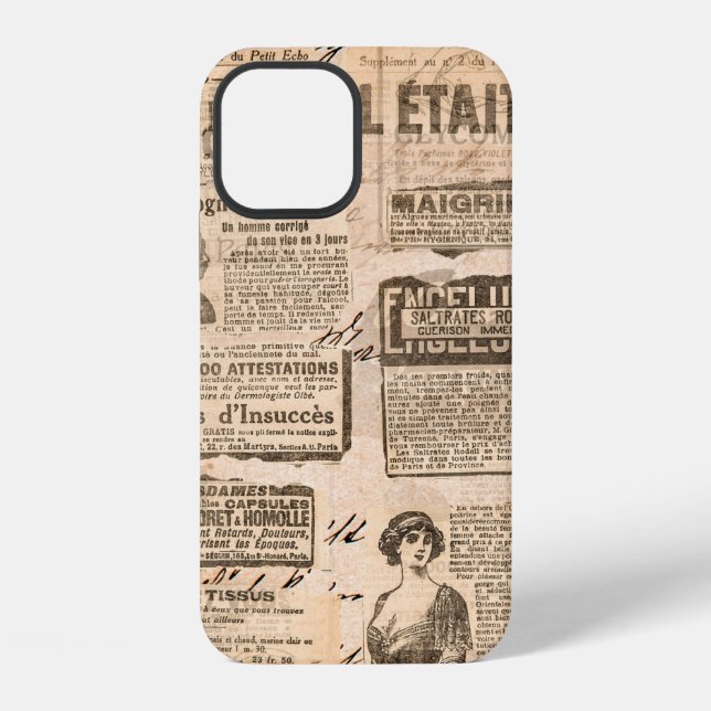 Creative vintage style background. Paper texture.  Iphone Case (Back)