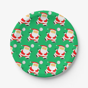 Creative Volleyball Christmas Holiday Party Paper Plates