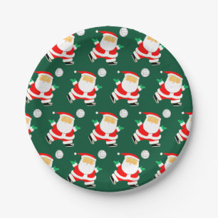 Creative Volleyball Christmas Holiday Party Paper Plates