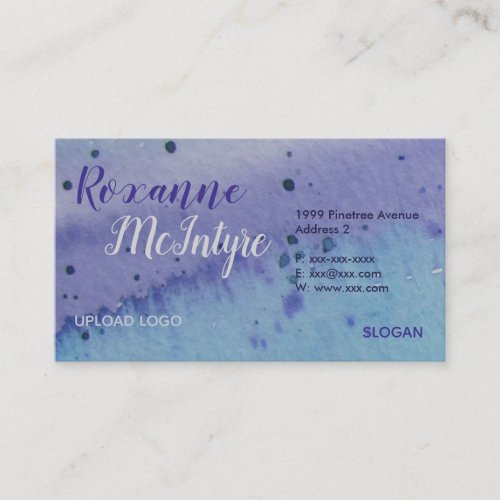 Creative Watercolor Business Cards