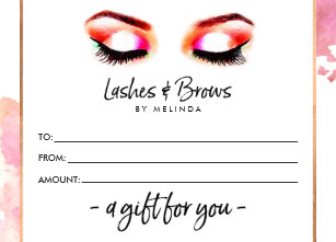 Eyebrow Gift Certificate